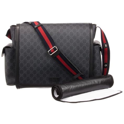 black gucci changing bag|gucci diaper bag outlet.